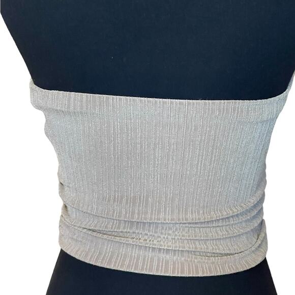 New  ~ NAKED WARDROBE  ~ The Cop Tube Top Size L ~ Bodycon, Layer for Fall - Picture 3 of 4